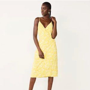 Women's Nine West Strappy Wrap Midi Dress (NWOT)